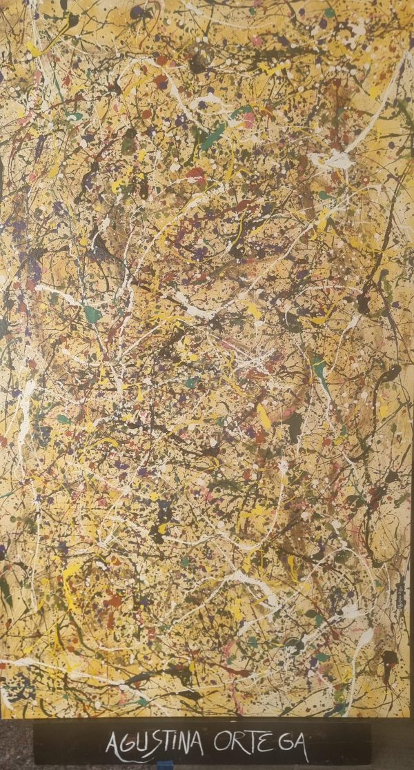 Lienzo, medidas 120x200cm Técnica mixta, año 2018