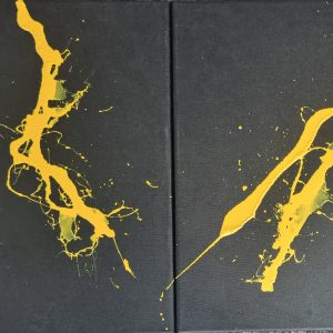 Lienzo medidas 30x40cm , Técnica mixta, año 2025