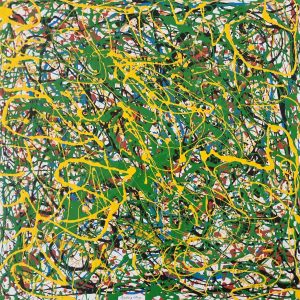 Lienzo medidas 60x60cm, Técnica mixta, año 2025
