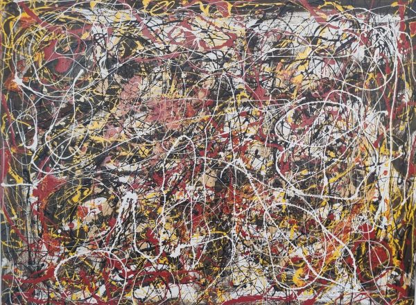 Lienzo medidas 70x90cm, Técnica mixta, año 2024
